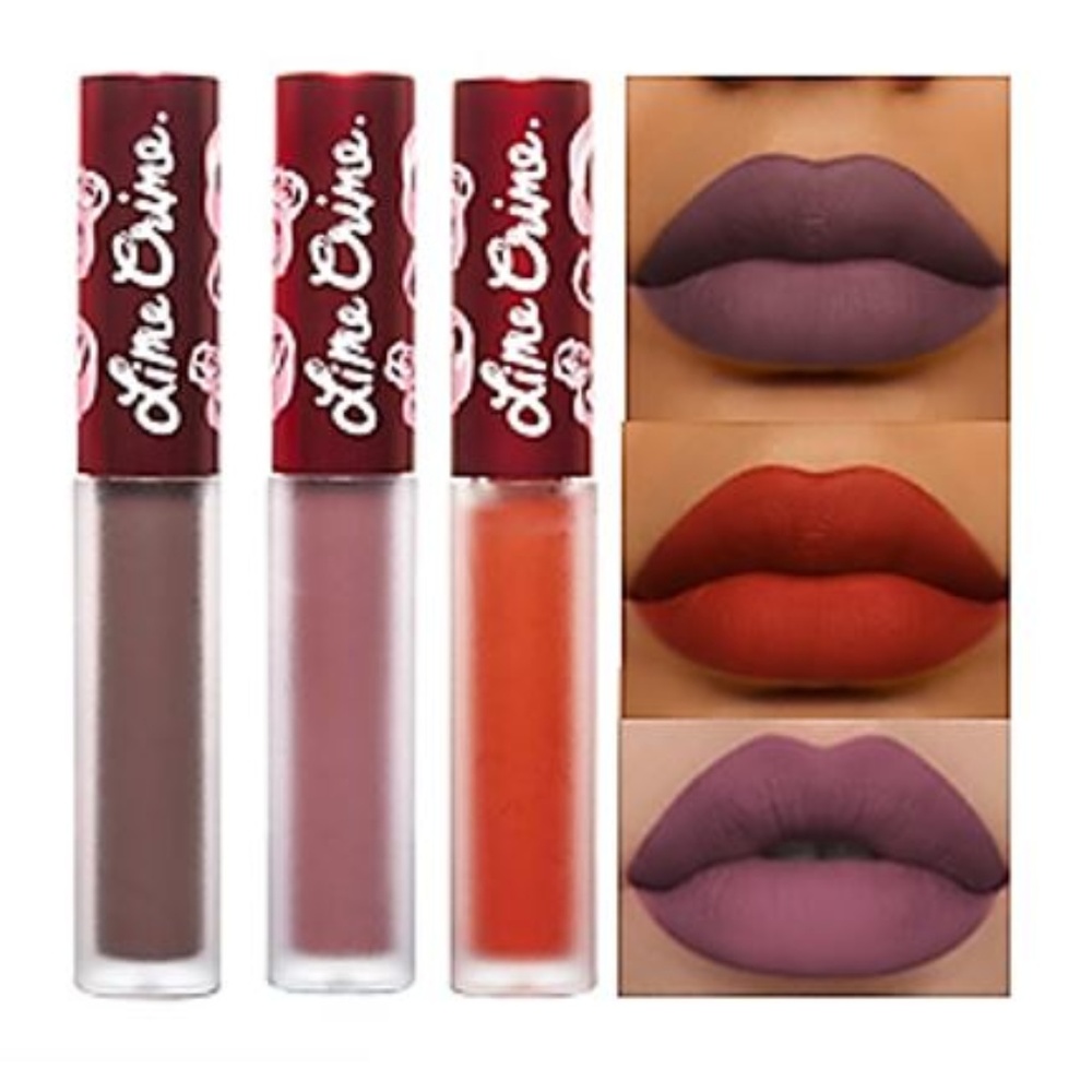 LIME CRIME MATTE VELVETINE TRIO